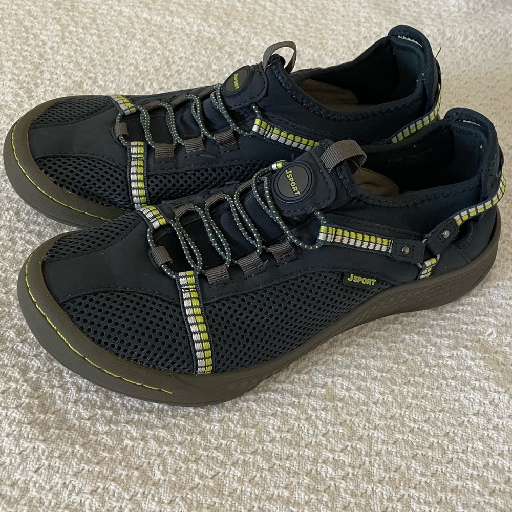 JBU WOMENS TIGER MESH SLIP ON - BLUE